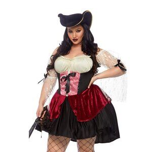 Plus Wicked Waters Wench Costume, Plus size pirate costume